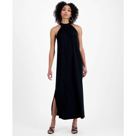Womens Halter Calf MIDI Dress - Picture 1 of 3